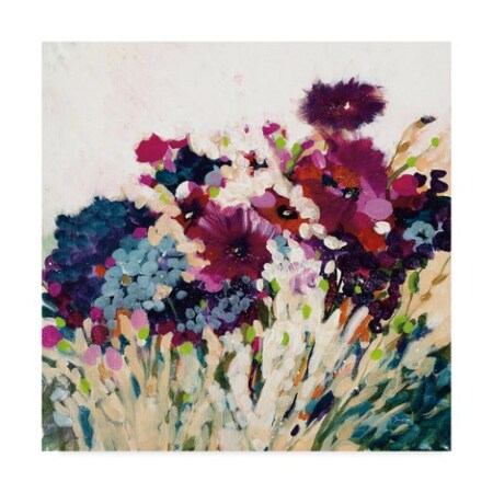 Trademark Fine Art Jan Griggs in Bloom on White Crop, 35x35-Inch